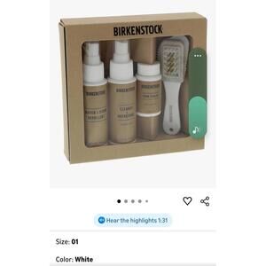 NIB Birkenstock Footwear Care Kit